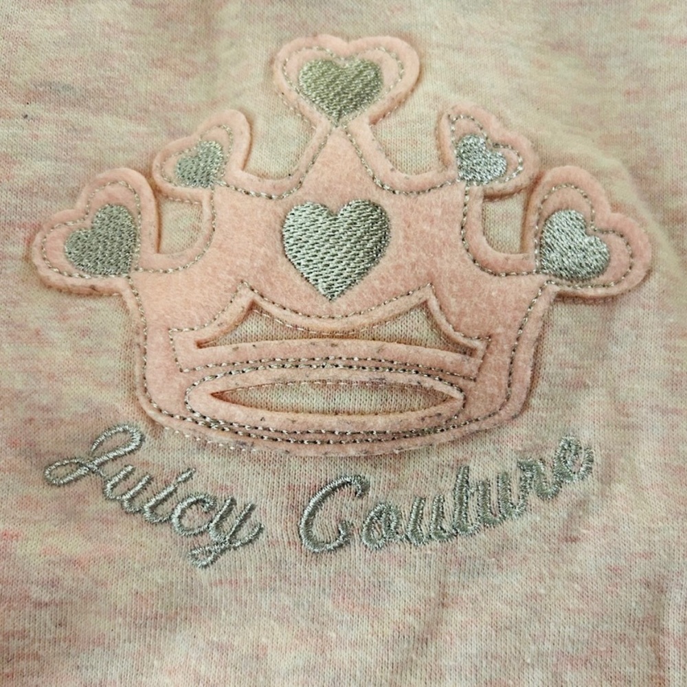 EUC. Juicy Couture Crown Fleece Jumpsuit - 2T - Picture 3 of 8